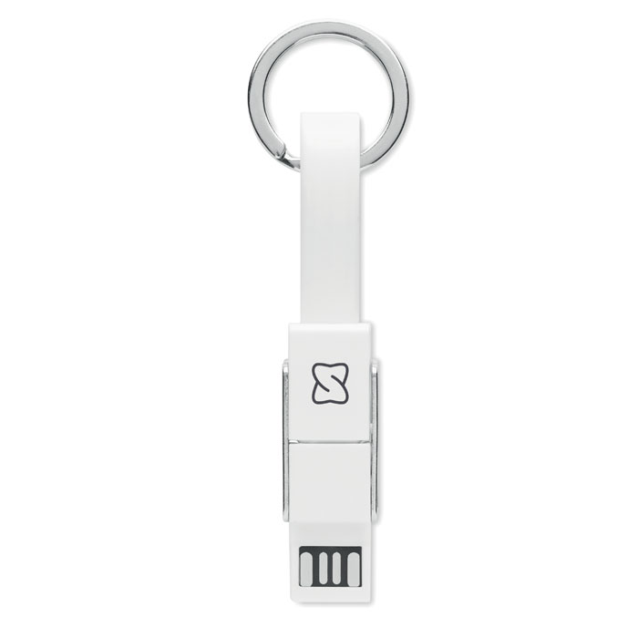 KEY C - Sleutelhanger met 4 in 1 kabel