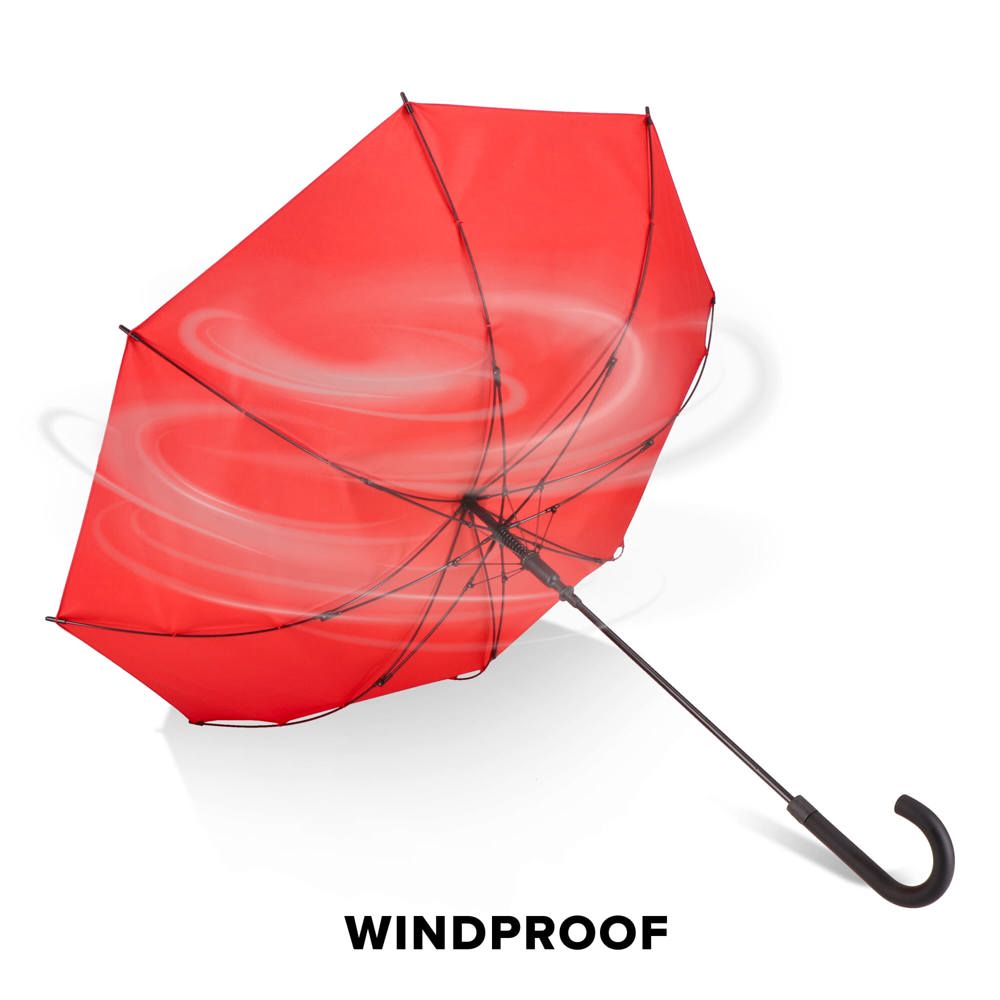 Verdure 190T Pongee 23" Winddichte haakparaplu Auto open