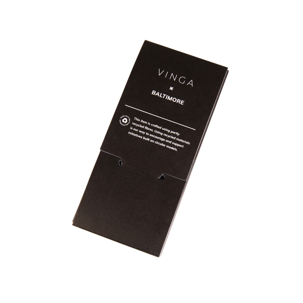 VINGA Baltimore RCS recycled polyester bagagelabel