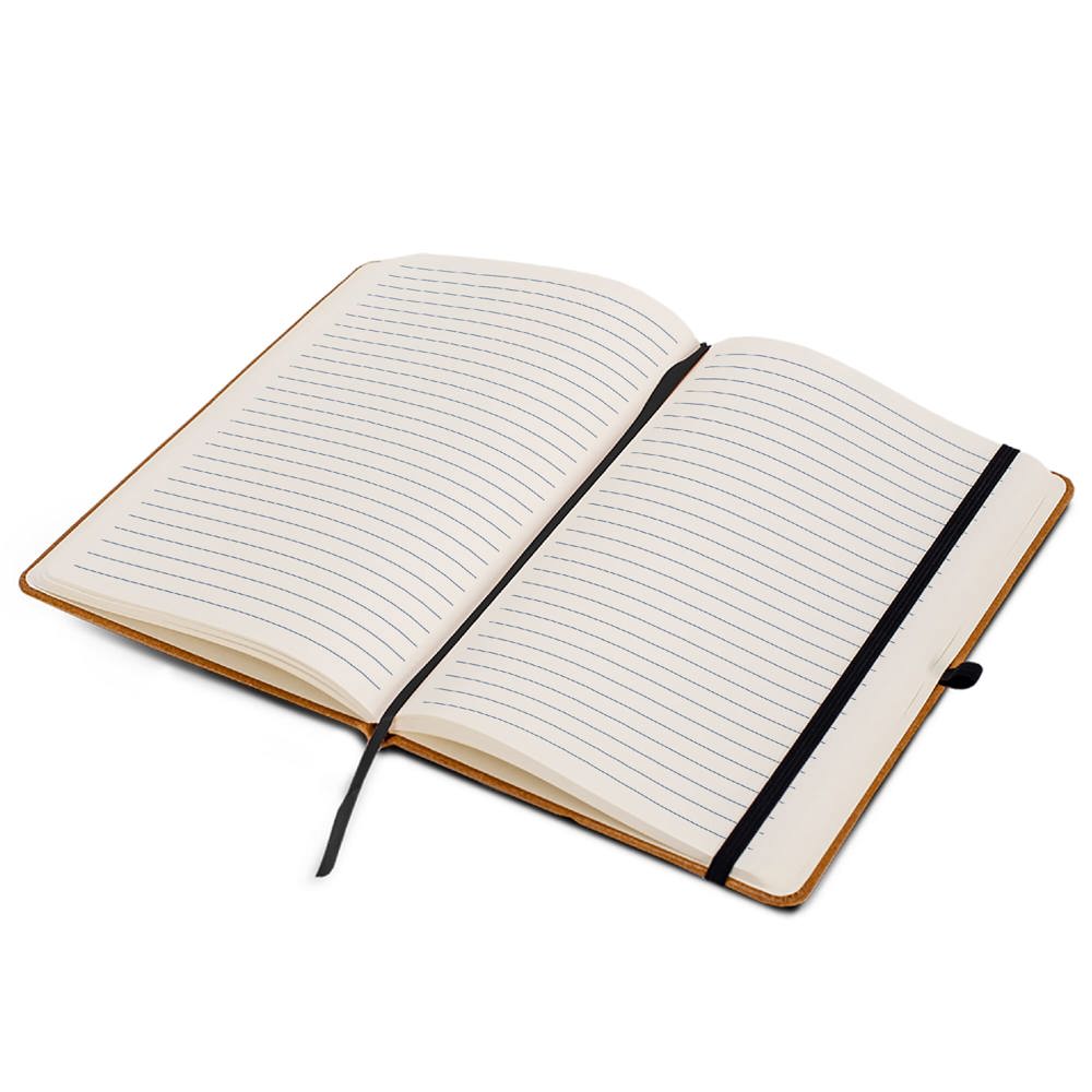 Hardcover notebook recycled leer A5