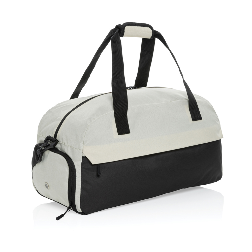Kazu AWARE™ RPET basic weekendtas - gebroken wit (± PMS 12-0304 TCX)