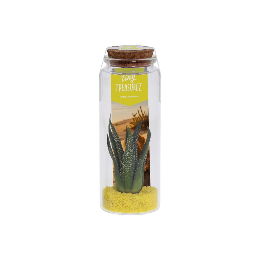 Tiny Treasurez® - Message in a bottle large - Geel