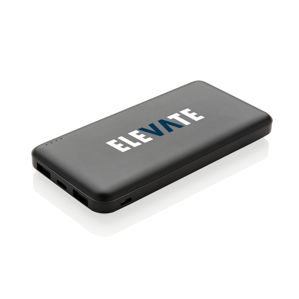 High density 10.000 mAh zakformaat powerbank