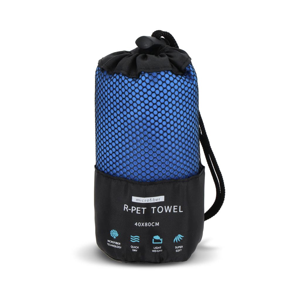 R-PET sneldrogende sport handdoek 40x80cm met etui (200g/m²) sublimatie 