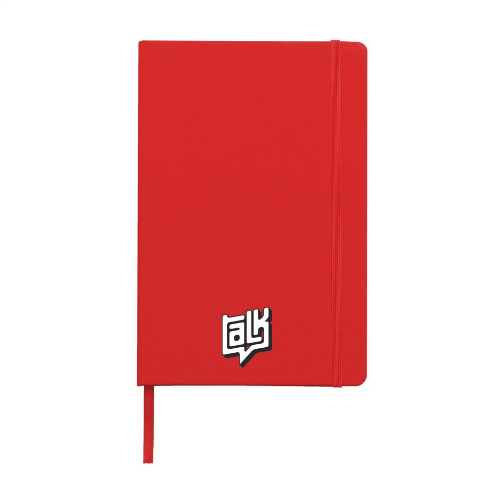 Note Notebook A5 notitieboek - rood (± PMS 3517)