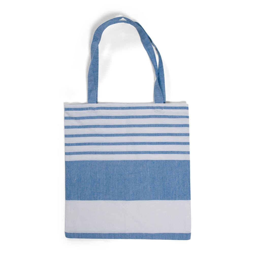 Sagaform Ella Hamam Katoenen Tas 41x38 cm - Blauw