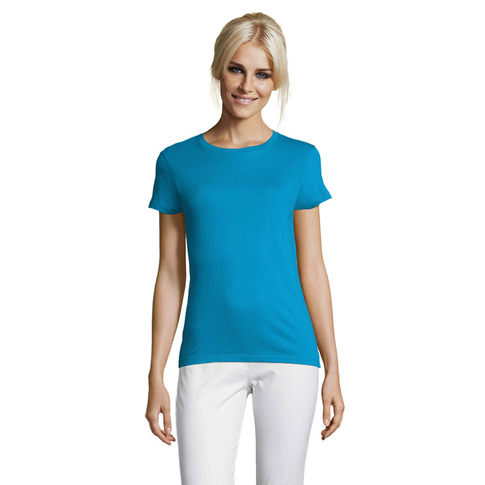 REGENT WOMEN - REGENT dames t-shirt 150g - Aqua