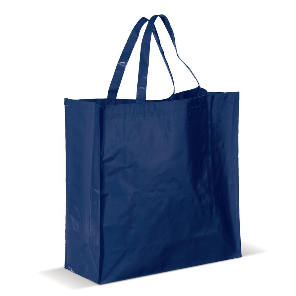 Draagtas gelamineerd PP woven 160g/m² - Donkerblauw