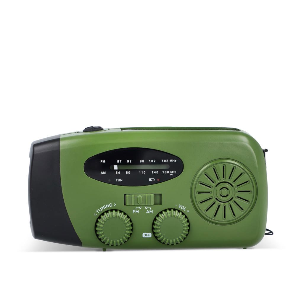 SafeSound Noodradio met Zonne-energie en Opwindbaar