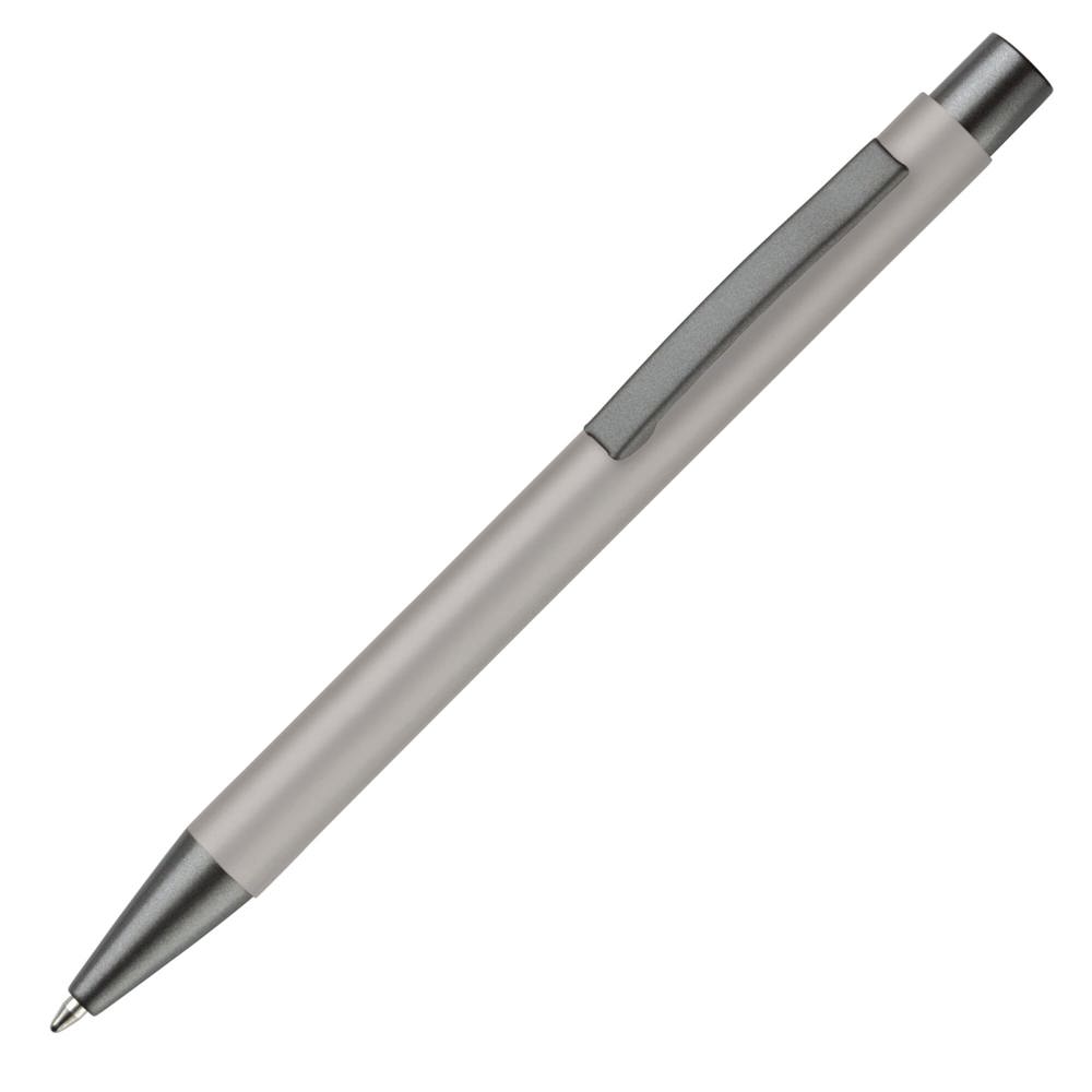 Balpen New York soft touch - Licht Grijs