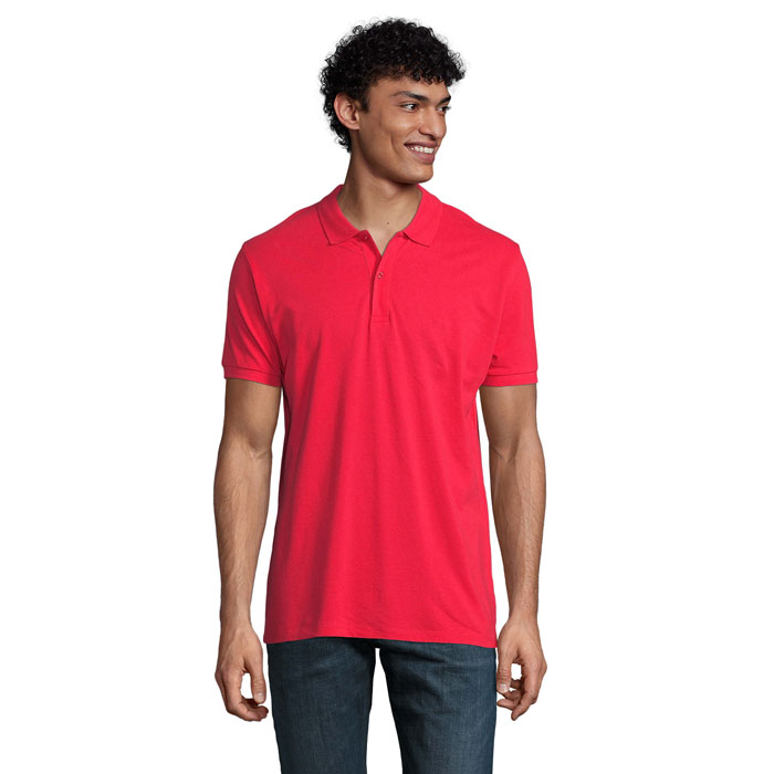 PLANET MEN - PLANET HEREN Polo 170g - Rood