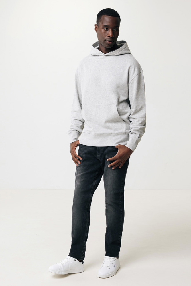 IQONIQ Yoho gerecycled katoen relaxed hoodie