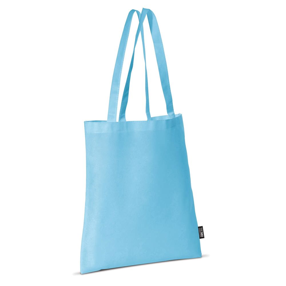 Schoudertas non-woven 75g/m² - Lichtblauw