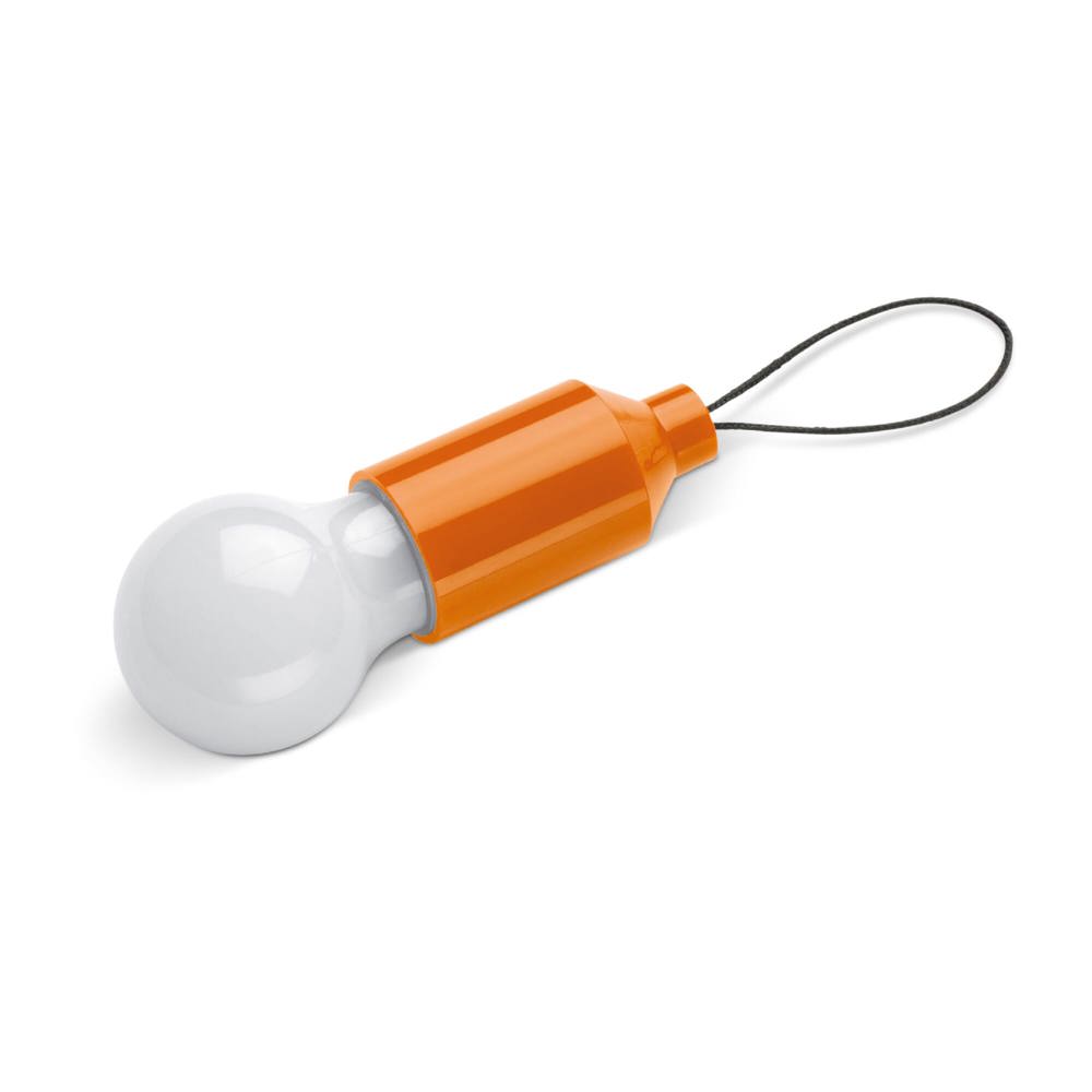 Sleutelhanger gloeilampje - Oranje