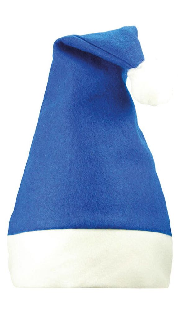 Kerstmuts - Kobaltblauw (PMS 286c) / Wit