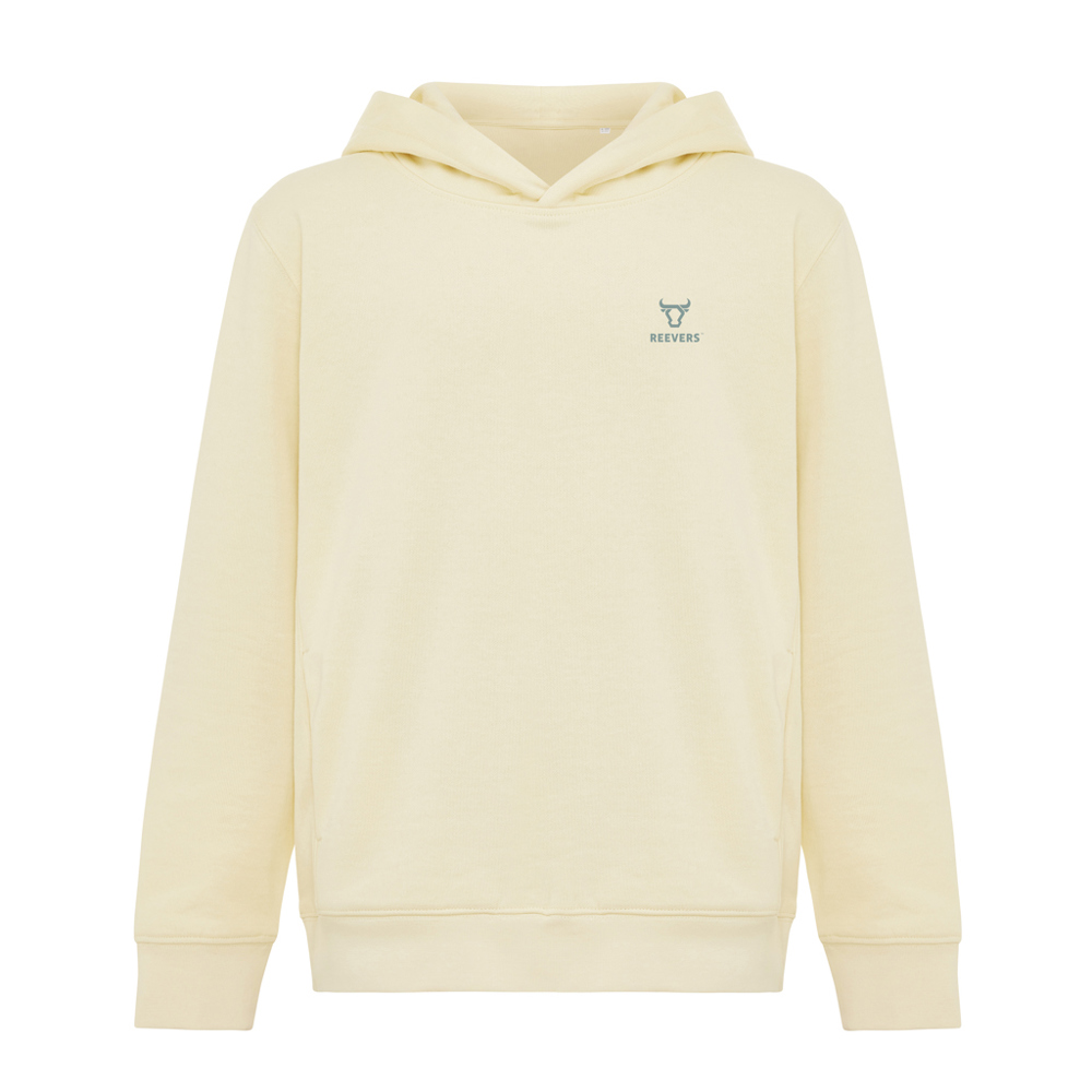 IQONIQ Yengo kids recycled katoen hoodie met steekzakken
