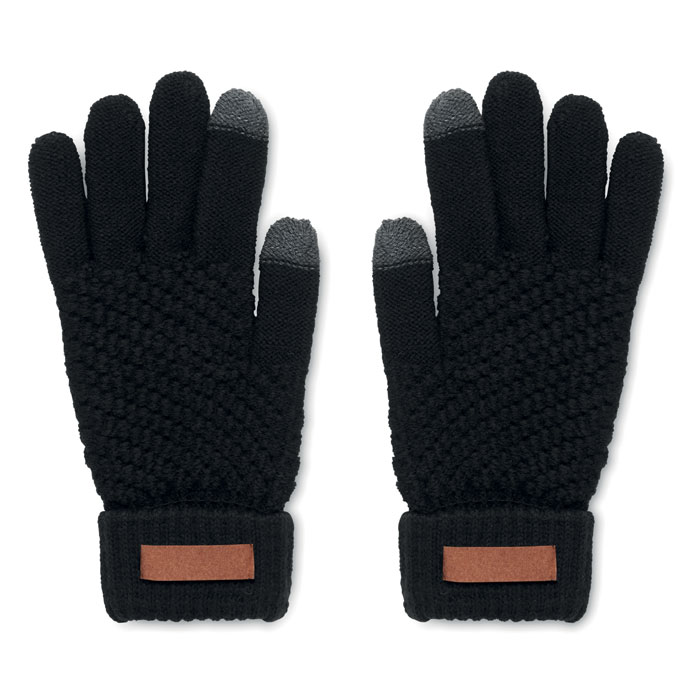 TAKAI - Rpet touchscreen handschoenen - Zwart