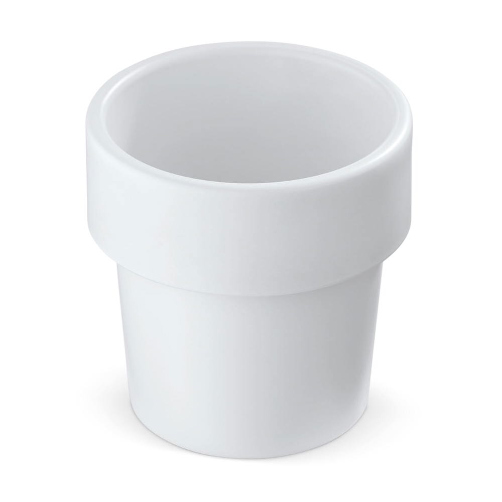 Hot-but-cool beker met aardbeien zaadjes - Wit