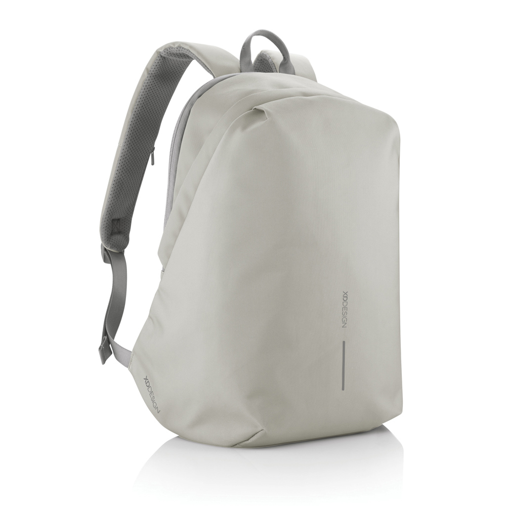 Bobby Soft, anti-diefstal rugzak - grijs, grijs (± PMS 421/ ± PMS Cool Grey 8)