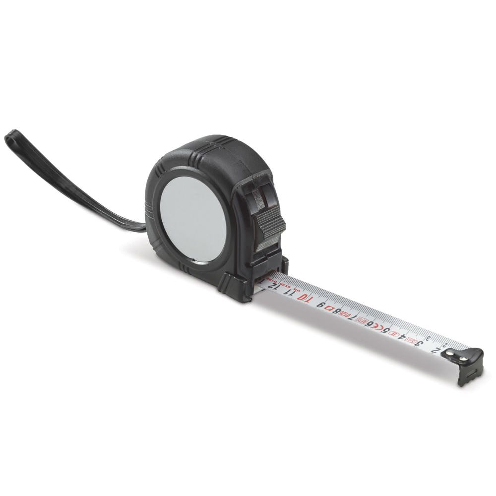 Rolmaat 5 meter - Zwart