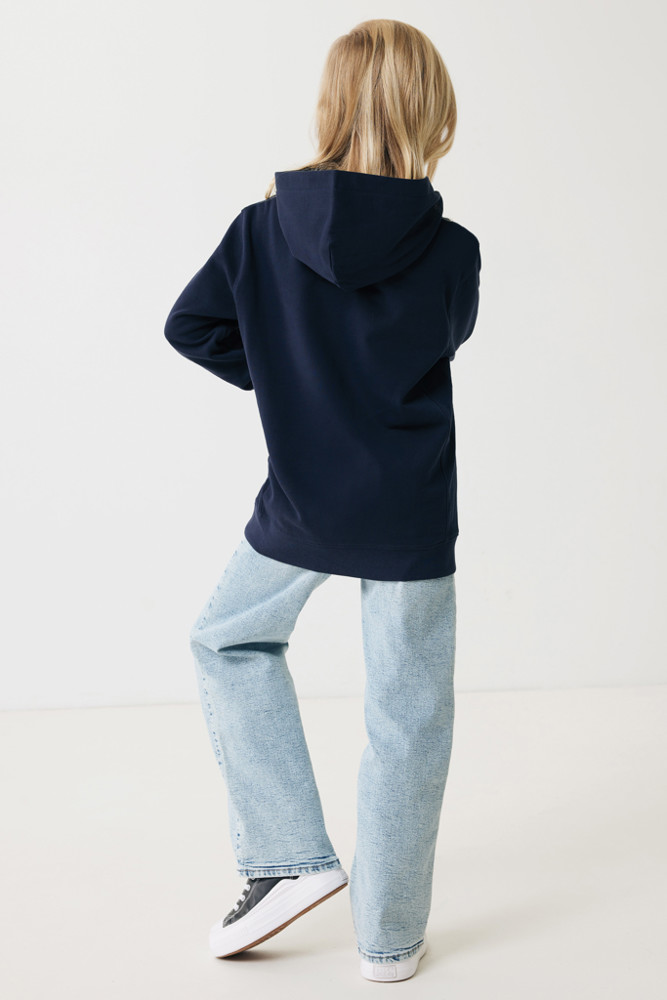 IQONIQ Yengo kids recycled katoen hoodie met steekzakken