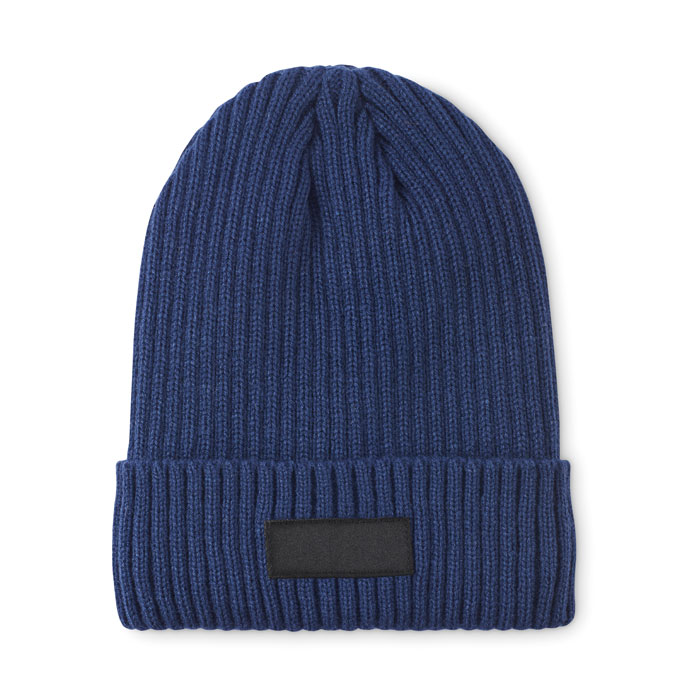 ANVIK - 3M gebreide muts met boord - Blauw
