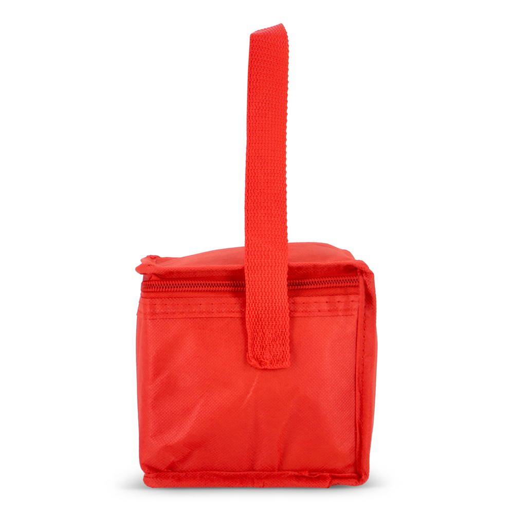 R-PET koeltas voor 6 blikjes, non-woven, 20 x 13 x 12,5 cm, 75 g/m²