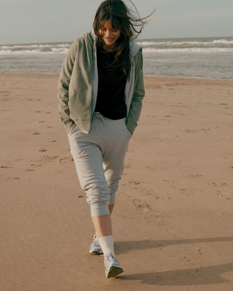 IQONIQ Abisko gerecycled katoen hoodie met rits
