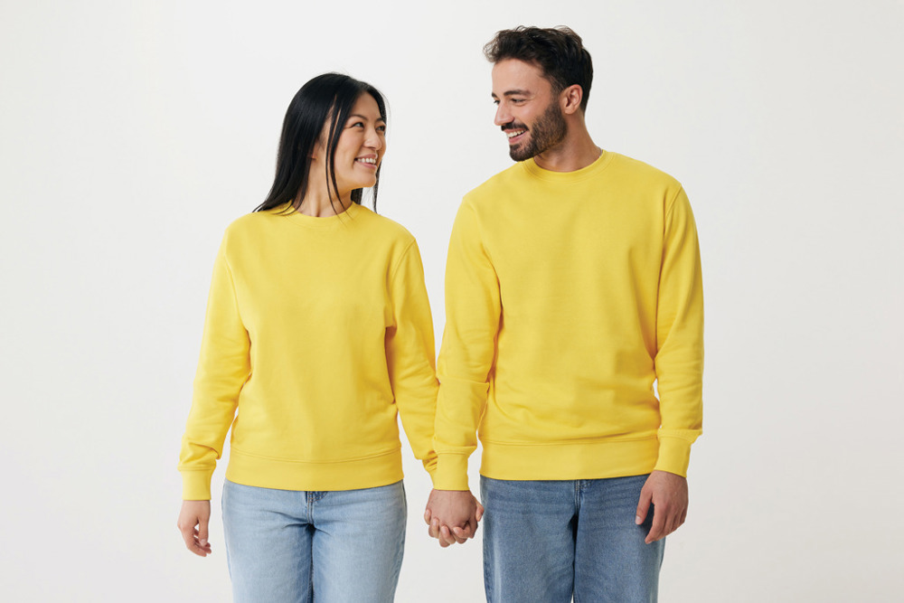 IQONIQ Etosha lichtgewicht gerecycled katoen sweater
