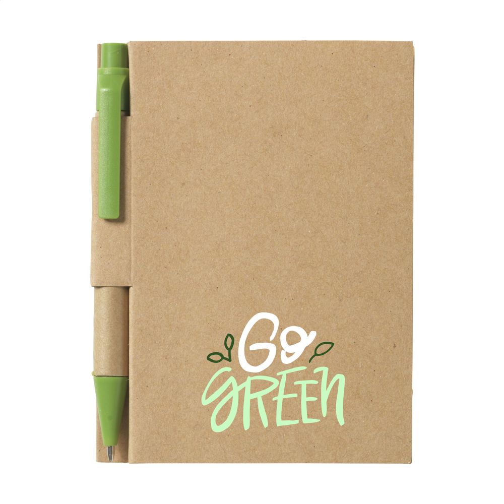 RecycleNote-S notitieboek - Groen