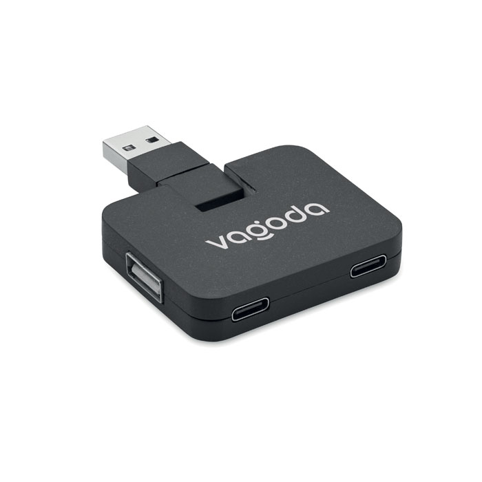 SQUARE-C - 4-poorts USB-hub