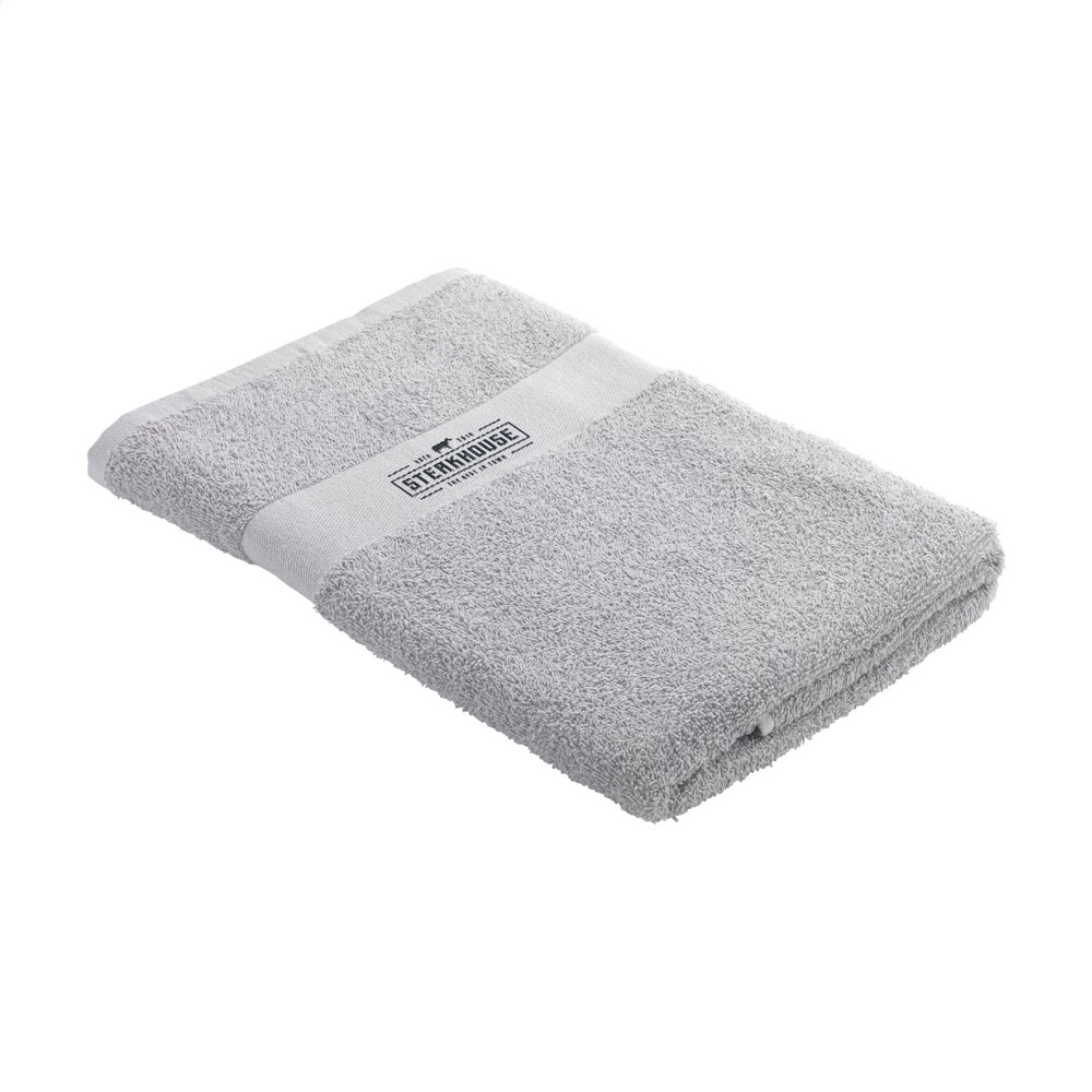 Wooosh Bath Towel GRS Recycle Cotton Mix 140 x 70 cm - lichtgrijs (± PMS cool gray 6C)