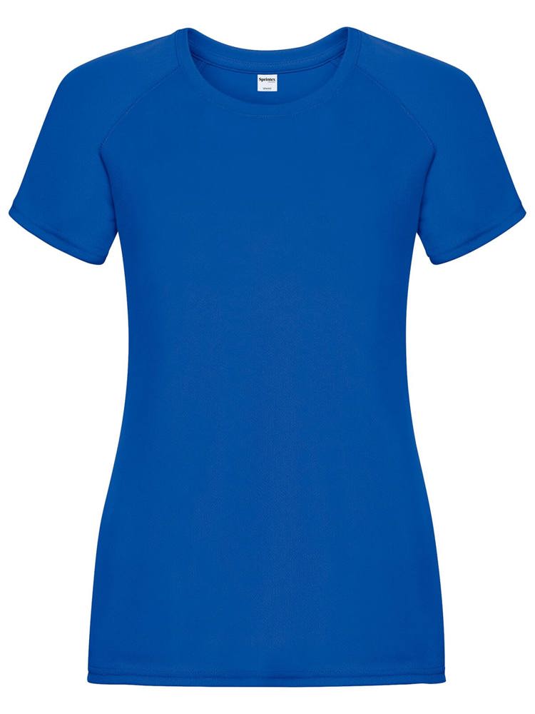 SP Run dames sportshirt, 140 g/m² - Kobaltblauw