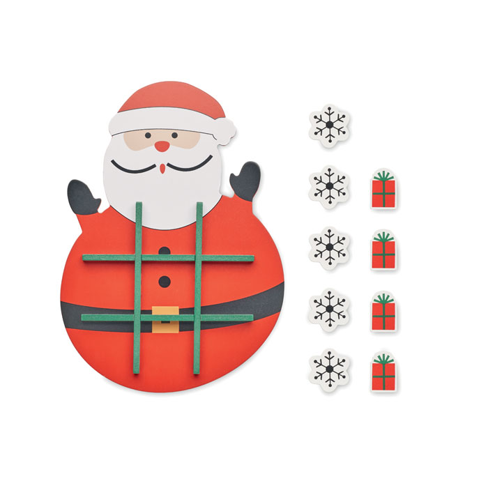 HOHOTOE - Kerstmis houten tic tac toe