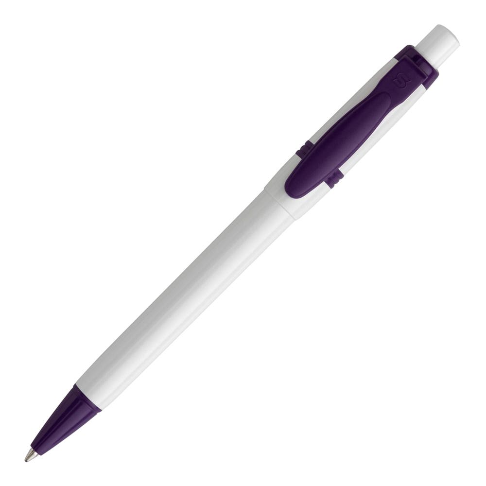 Balpen Olly hardcolour - Wit / Paars