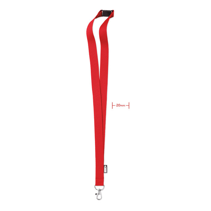 LANY RPET - RPET Lanyard - Rood