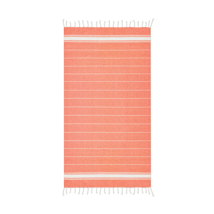 MALIBU - Katoenen hamamdoek - Oranje