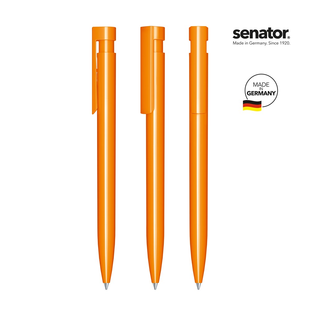 senator® Liberty Polished retractable pen - oranje 151