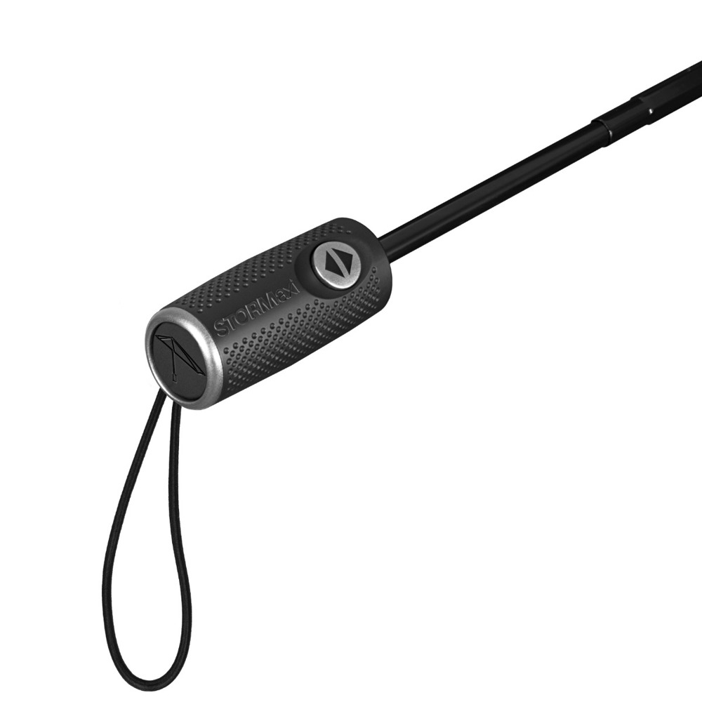 STORMaxi - Arodynamische opvouwbare stormparaplu - Automatisch openen en sluiten - Windproof - 90 cm - Grijs