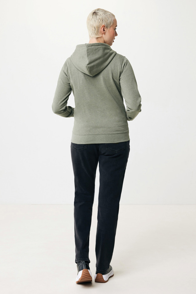 IQONIQ Abisko gerecycled katoen hoodie met rits
