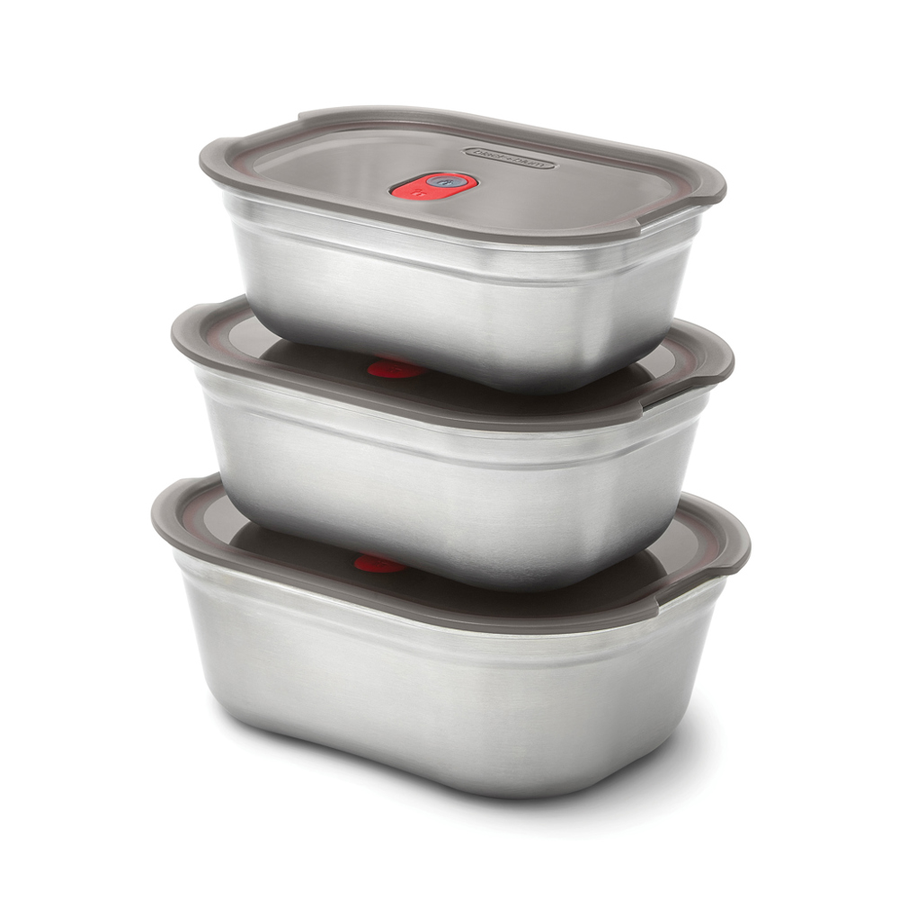 Black+Blum Mealprep Box Set 3 stuks Klein, Middel, Groot