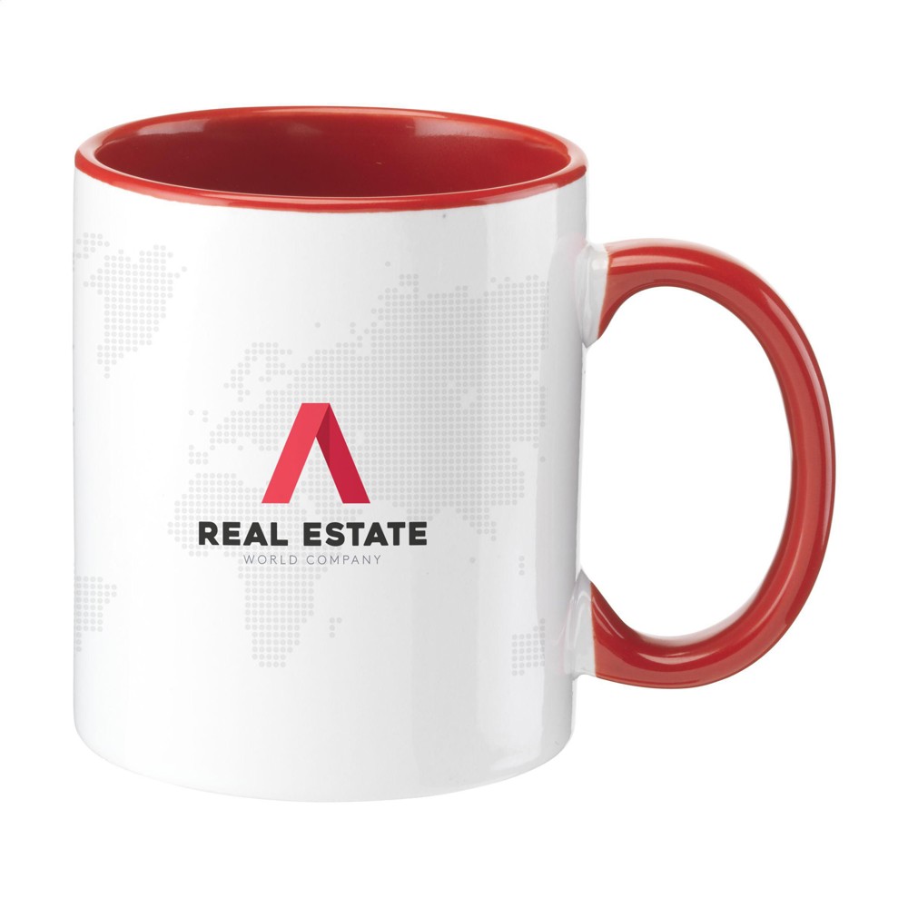 Full Colour Mug Colorato 350 mlmok - rood (± PMS 2035C)