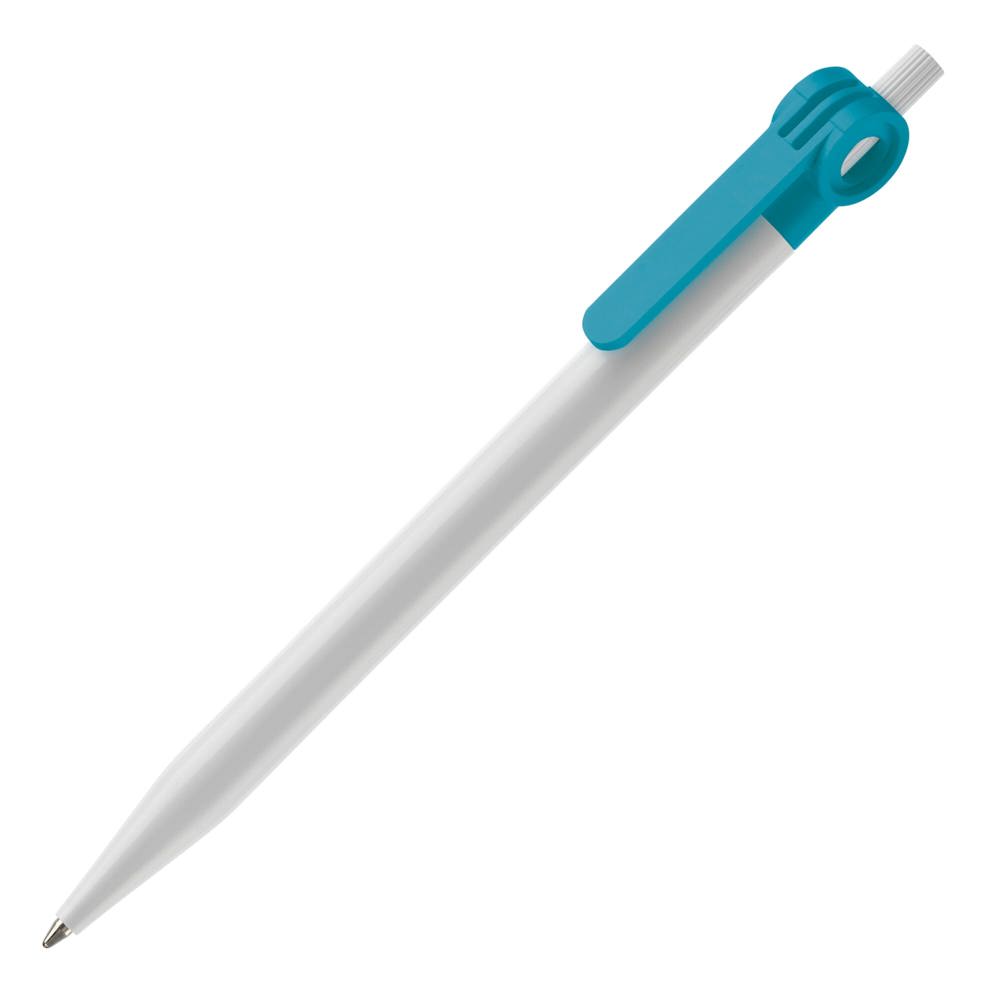 Balpen Futurepoint hardcolour - Wit / Turquoise