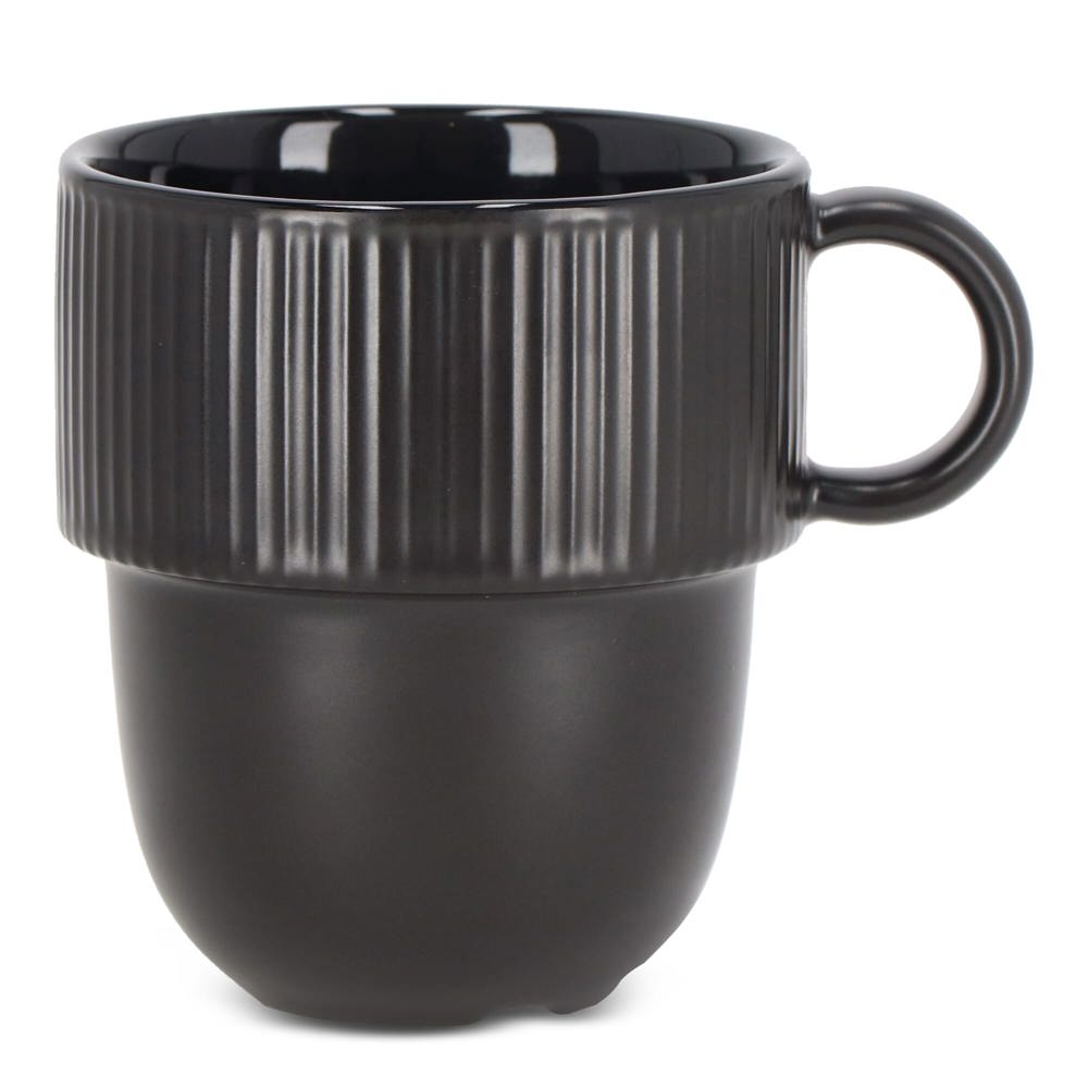 Sagaform Inka mok met oor 270ml - Zwart