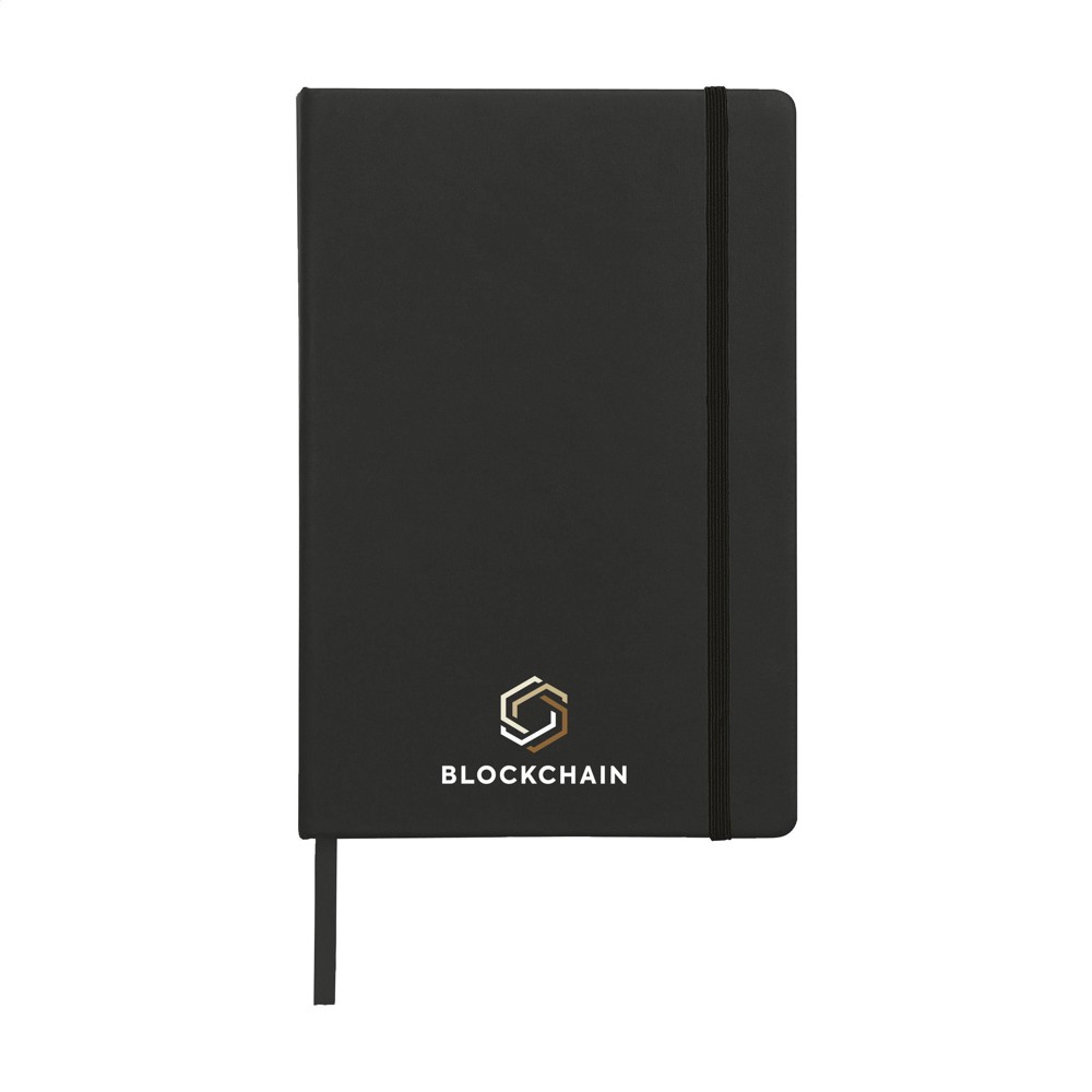 Note Notebook A5 notitieboek - zwart (± PMS Black)