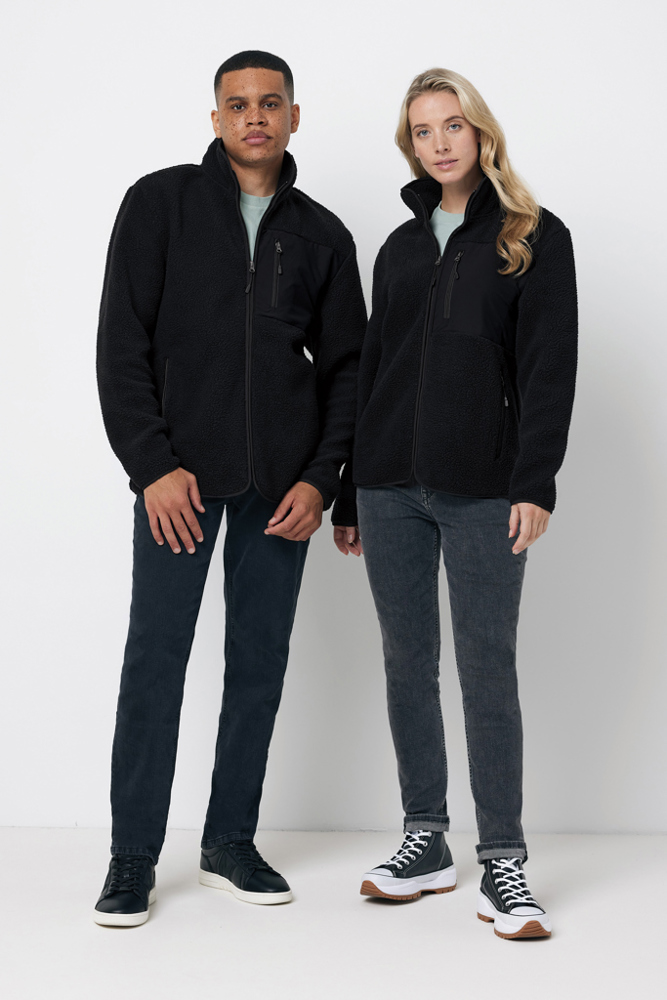 IQONIQ Diran gerecycled polyester pile-fleece jas