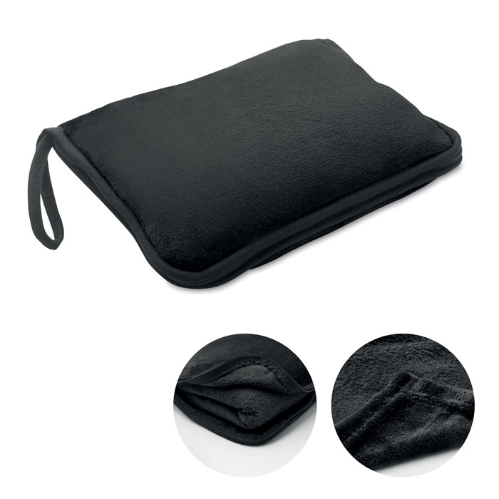 COZY - 2-in-1 reisdeken set - Zwart