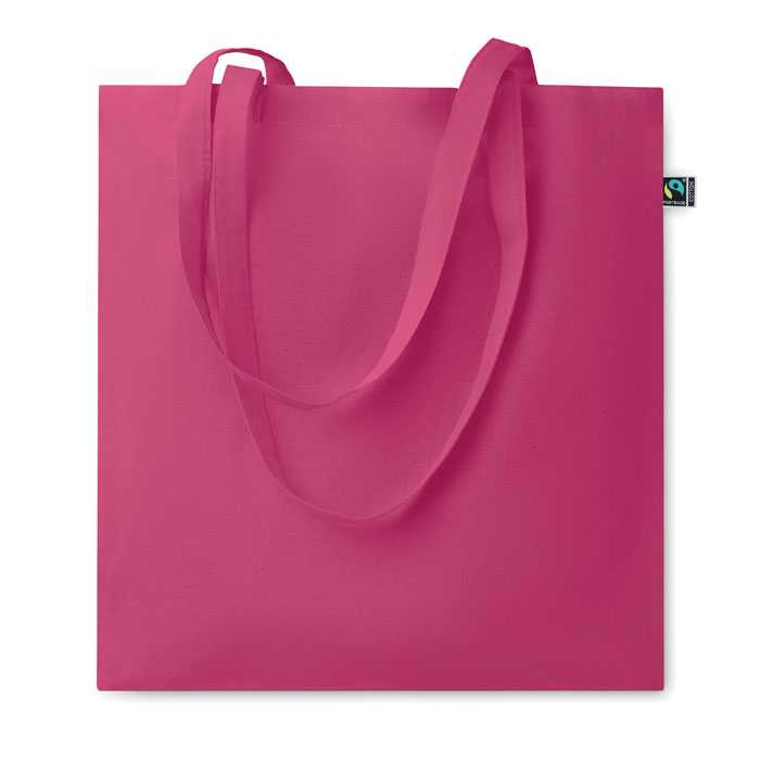 OSOLE COLOUR - Fairtrade boodschappentas 140gr - Fuchsia