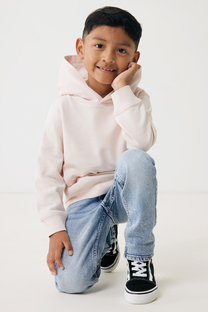IQONIQ Yengo kids recycled katoen hoodie met steekzakken