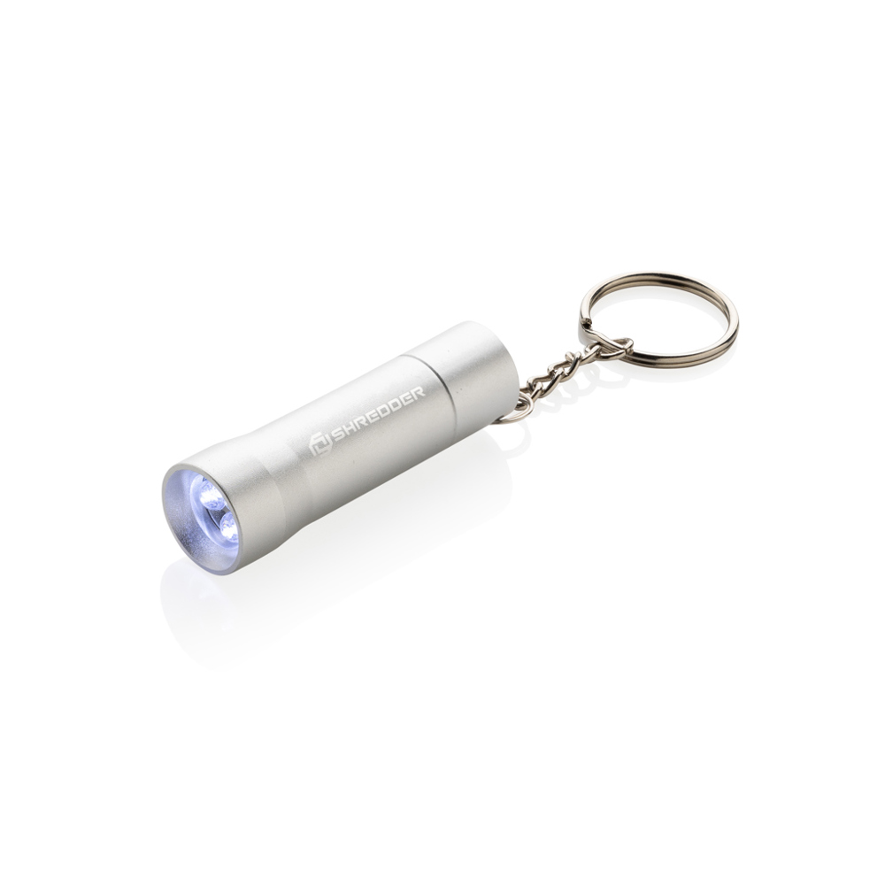 Flash RCS gerecycled aluminium sleutelhanger zaklamp